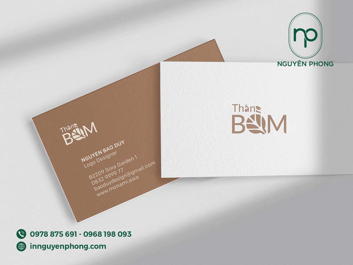 Mẫu in namecard giấy mỹ thuật chất lượng